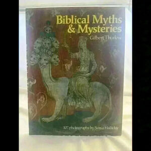 All Colour Book of Biblical Myths and Mysteries Hardcover Gilbert